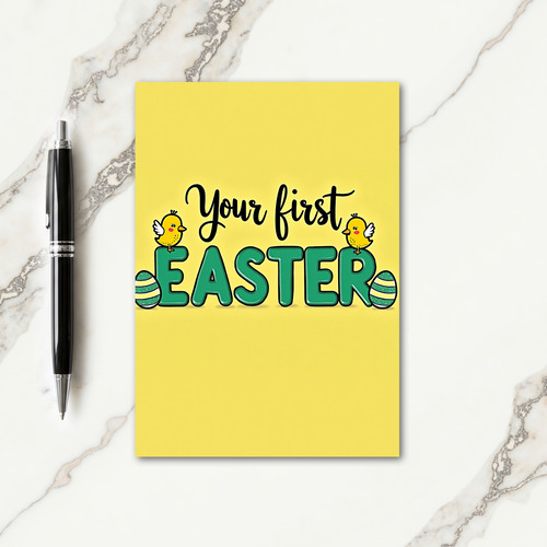 Your First Easter Greeting Card