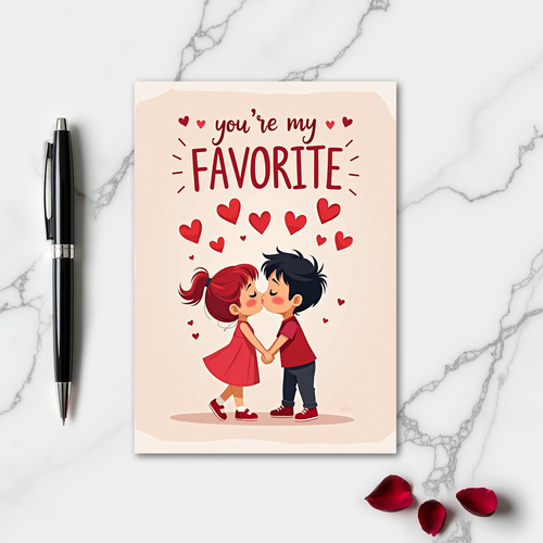 Youre My Favorite Love Card