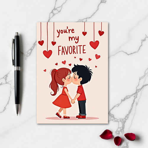 Youre My Favorite Valentines Card