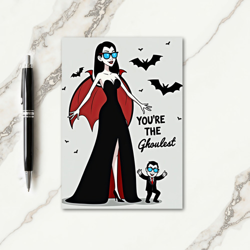 Youre The Coolest Ghoul Card