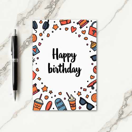 Youthful Icon Birthday Card