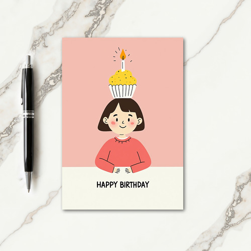 Youthful Pastel Birthday Card