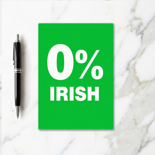 Zero Percent Irish Green Card