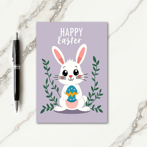 Zigzag Pattern Easter Card